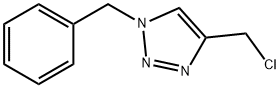 1-Benzyl-4-(chloromethyl)-1H-1,2,3-triazole 结构式