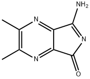 5H-Pyrrolo[3,4-b]pyrazin-5-one,7-amino-2,3-dimethyl-(9CI) 结构式