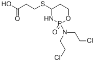 4-S-(Propionic acid)sulfidocyclophosphamide  结构式