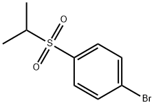 1-溴-4-(异丙基磺酰基)苯 结构式