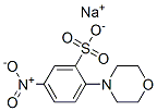 2-Morpholino-5-nitrobenzenesulfonic acid sodium salt 结构式