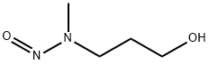 N-nitrosomethyl-(3-hydroxypropyl)amine 结构式