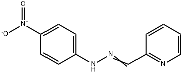 吡啶-2-甲醛4-硝基苯基腙 结构式