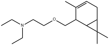 diethyl[2-[(3,7,7-trimethylbicyclo[4.1.0]hept-3-en-2-yl)methoxy]ethyl]amine 结构式