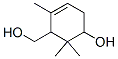 5-Hydroxy-2,6,6-trimethyl-2-cyclohexene-1-methanol 结构式