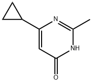 4(1H)-Pyrimidinone, 6-cyclopropyl-2-methyl- (9CI) 结构式