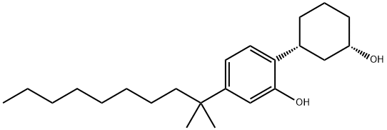 cis-5-(1,1-DiMethylnonyl)-2-(3-hydroxycyclohexyl)phenol 结构式