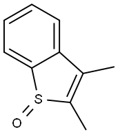 2,3-Dimethylbenzothiophene sulfoxide 结构式