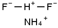 氟化铵-氢氟酸混合物 结构式