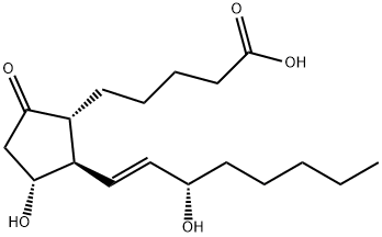 2,3-丁炔前列腺素E1 结构式