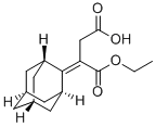 MONOETHYL 2-ADAMANTYLIDENESUCCINATE 结构式