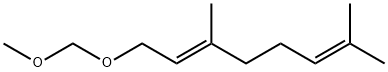 (E)-1-(methoxymethoxy)-3,7-dimethylocta-2,6-diene 结构式