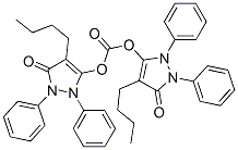 bis[4-butyl-1,2-dihydro-3-oxo-1,2-diphenyl-3H-pyrazol-5-yl] carbonate  结构式