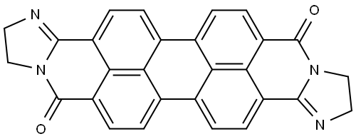 PERYLENEBISIMIDE WITH EXTENDED PI SYSTEM 结构式