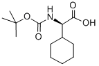 Boc-D-环己基甘氨酸 结构式