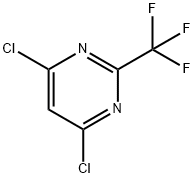 4,6-二氯-2-三氟甲基嘧啶 结构式