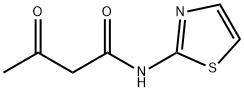 3-氧代-N-(噻唑-2-基)丁酰胺 结构式