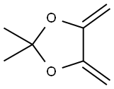 1,3-Dioxolane, 2,2-dimethyl-4,5-bis(methylene)- 结构式