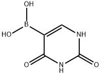 2,4-二羟基-5-嘧啶硼酸 结构式