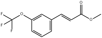 3-[3-(三氟甲氧基)苯基]-2-丙烯酸甲酯 结构式
