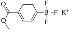 (4-甲氧羰基苯基)三氟硼酸钾 结构式