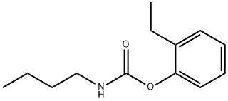 Carbamic acid, butyl-, 2-ethylphenyl ester (9CI) 结构式