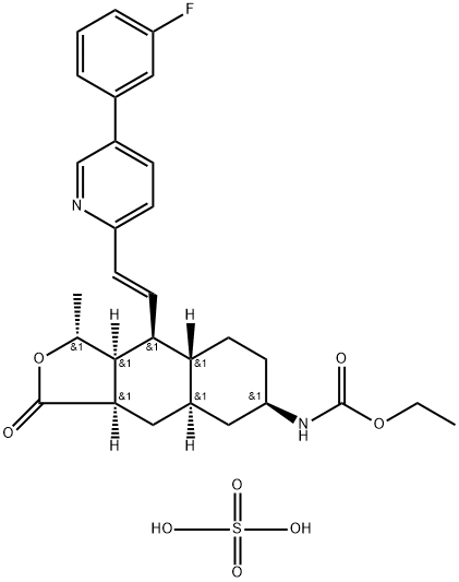 硫酸沃拉帕沙 结构式