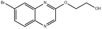 2-((7-溴喹喔啉-2-基)氧基)乙醇 结构式