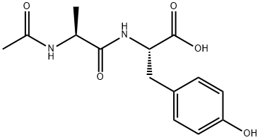 acetylalanyltyrosine 结构式