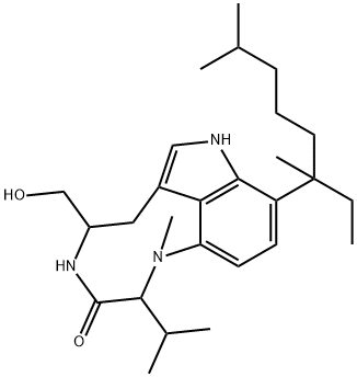 TETRAHYDROLYNGBYATOXINA 结构式