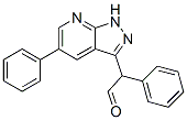 Phenyl(5-phenyl-1H-pyrazolo[3,4-b]pyridin-3-yl)acetaldehyde 结构式