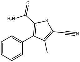 5-Cyano-4-methyl-3-phenylthiophene-2-carboxamide