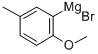 2-METHOXY-5-METHYLPHENYLMAGNESIUM BROMIDE 结构式