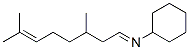 N-(3,7-Dimethyl-6-octen-1-ylidene)cyclohexylamine 结构式