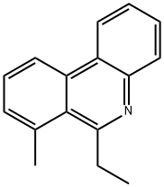 Phenanthridine, 6-ethyl-7-methyl- (9CI) 结构式