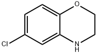 6-氯-3,4-二氢-2H-苯并[B][1,4]恶嗪 结构式