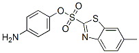 2-(4-aminophenyl)-6-methylbenzothiazolesulphonic acid 结构式