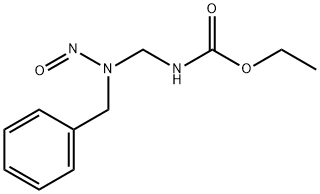 [(N-Nitrosobenzylamino)methyl]carbamic acid ethyl ester 结构式