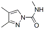 1H-Pyrazole-1-carboxamide,  N,3,4-trimethyl- 结构式