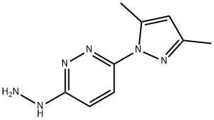3-(3,5-二甲基-1H-吡唑-1-基)-6-肼基哒嗪 结构式