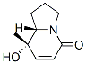 5(1H)-Indolizinone,2,3,8,8a-tetrahydro-8-hydroxy-8-methyl-,(8S,8aS)-(9CI) 结构式