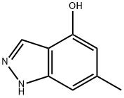 4-羟基-6-甲基-吲唑 结构式