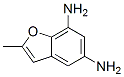 5,7-Benzofurandiamine,  2-methyl- 结构式