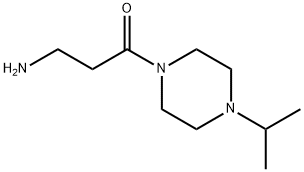 3-AMINO-1-(4-ISOPROPYL-PIPERAZIN-1-YL)-1-PROPANONE 2 HCL 结构式