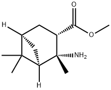 (1R,2R,3S,5R)-2-AMINO-2,6,6-TRIMETHYL-BICYCLO[3.1.1]HEPTANE-3-CARBOXYLIC ACID METHYL ESTER 结构式