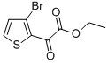 2-(3-溴噻吩-2-基)-2-氧代乙酸乙酯 结构式