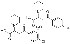 4-(4-Chlorophenyl)-4-oxo-2-(piperidin-1-yl)butanoicacid