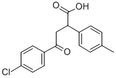 4-(4-氯苯基)-4-氧代-2-(对-甲苯基)丁酸 结构式