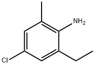 4-chloro-2-ethyl-6-methylaniline 结构式