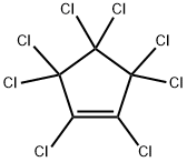 八氯环戊-1-烯 结构式